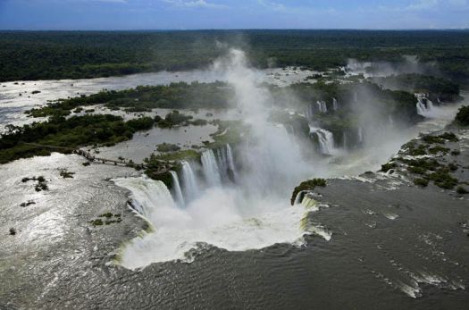Iguazu Waterfalls Misiones Province Argentina and Brazil Photograph by YANN ARTHUS BERTRAND