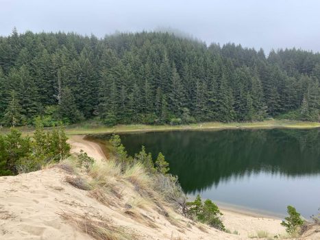 3-Mile Lake Along the Oregon Coast