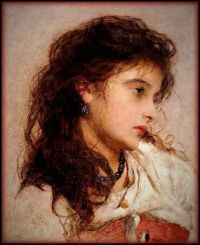 George E Hicks - A Gypsy Girl, 1899