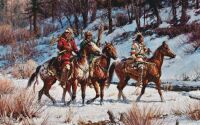 Native Americans • Painting by Martin Grelle