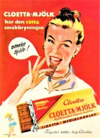 Themes Vintage ads - Cloetta Milk Chocolate