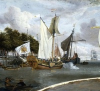 Schips on the river IJ