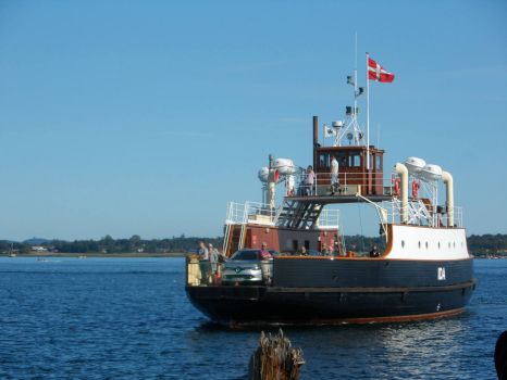 Ida - the ferry between Falster and Bogø - Denmark
