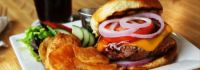 Burger and Crisps