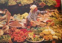Vegetable market in Bali