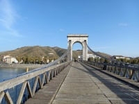 Pedestrian Bridge Rhone - France - Copied from Internet.