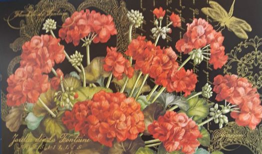 Assortment of a beautiful floral arrangement inspired by the poet Jean de  La Fontaine
