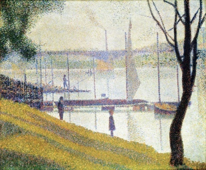 Puzzle | 168 pièces | Bridge at Courbevoie Georges Seurat-1886 | Jigidi