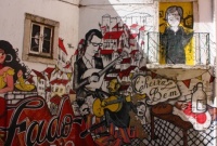 Street art in Lisbon, Portugal.