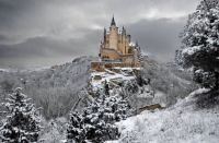 Alcazar Castle in Segovia, Spain