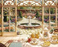 Garden Tea by Janet Kruskamp