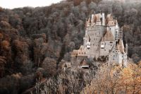 Eltz Castle above the Moselle River in Germany
