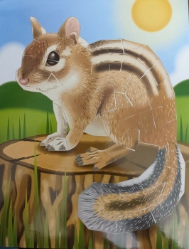 Sticker book squirrel, errr chipmunk