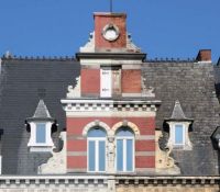 Details of characteristic buildings in Ghent