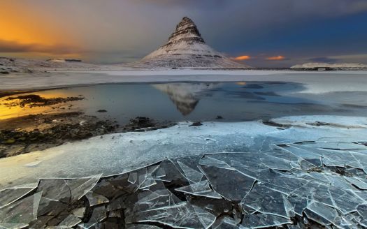 Iceland-mountain-ice-dusk