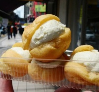 Desserts Around The World - Singapore - Durian Puffs