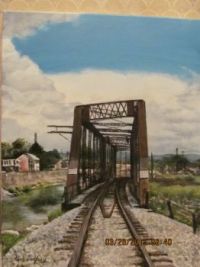 Painting of bridge
