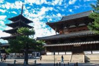 World heritage Horyuji temple, Nara
