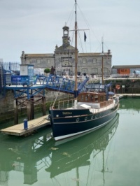 Dunkirk little ship "Tahilla" in Ramsgate marina