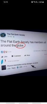 Flat around the globe?  :-)