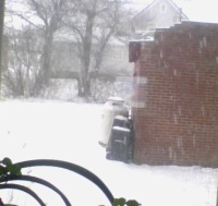 1/19/23 started snowing one hour ago; about 1" of snow