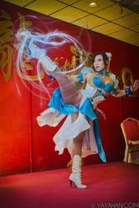 YaYa Han as Chun-Li from Street Fighter