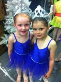 Little dancers Jessica and Jodi