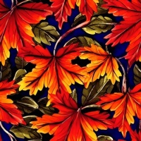 Autumn Pattern Oil Painting