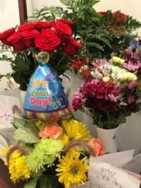 Flowers for my birthday Oct 30. From this to see next photo