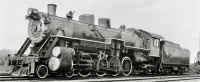 Tennessee Central Mountain type (4-8-2) #551 at Nashville, TN. May 16, 1940