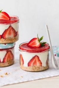 Strawberry Cheesecake Cups 40