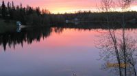 Sunset on Cabin Lake