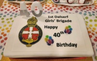1st Dalserf Girls Brigade Cake in 40 Pieces