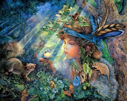 Solve Mother natures child jigsaw puzzle online with 238 pieces