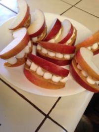 Smiling snack