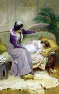 George Sheridan Knowles 1863-1931 - Mother's Comfort, 1907