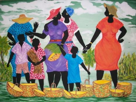 Solve -african-american-art-african-art jigsaw puzzle online with 108 ...