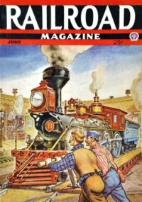 Vintage Magazine Cover - Railroad Magazine, June 1945