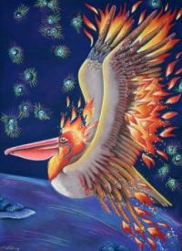 Pelican as Firebird