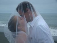 saturday's saturday's wedding on the ocean--congratulations you two