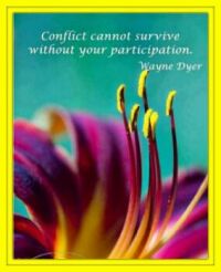 Conflict cannot survive . . . . .