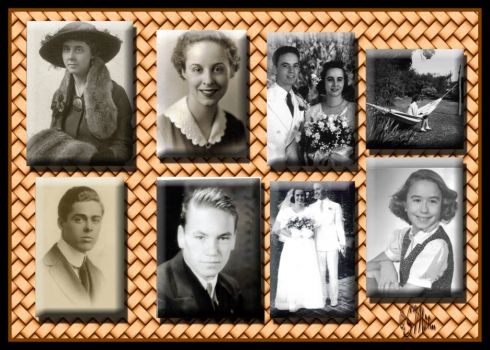 Old Photo Collage.... Going Back to the 1800's....