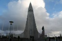 Iceland, Reykjavik, Hallsgrim Kirkja (church)