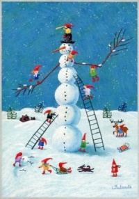 Snowman by Lina Zutaute