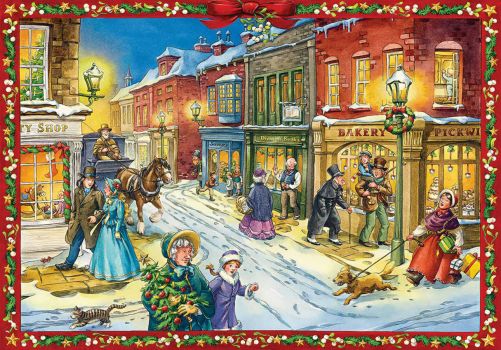 Solve Victorian Christmas #1 (easy) jigsaw puzzle online with 117 pieces