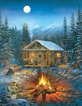 Solve Holiday Cabin jigsaw puzzle online with 154 pieces