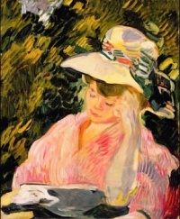 Louis Valtat (French, 1869–1952), Madame Valtat Reading (1906)