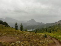 Early hike near Banff Alberta