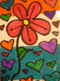 Flower & hearts