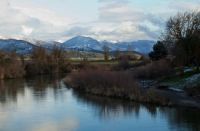 Mountian/Lake landscape